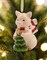 Ceramic Pig With Christmas Tree Tree Ornament, Christmas Decor, Farmhouse Decor, Gift for Her